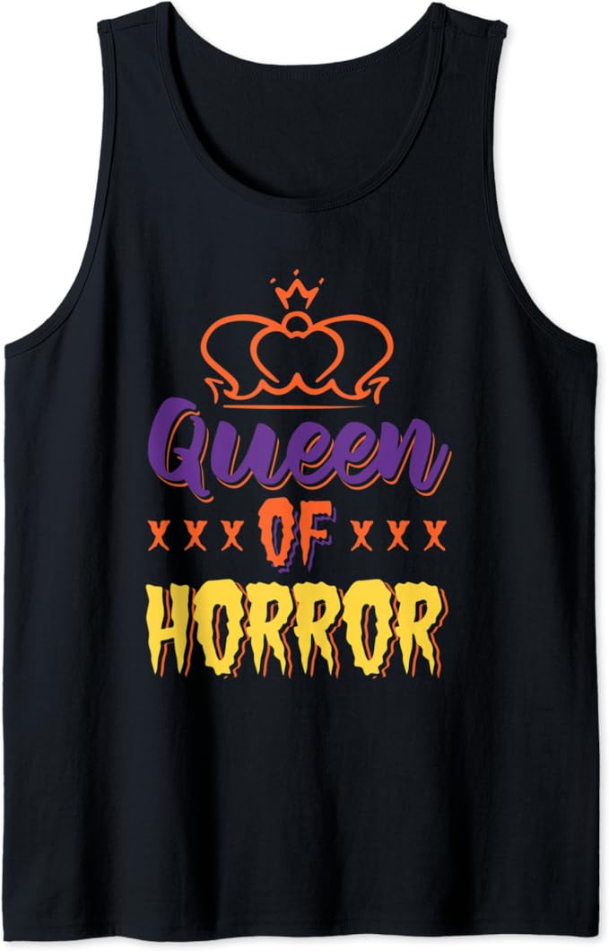Queen of Horror Horror Movie and Horror Actress Tank Top Amazon.co